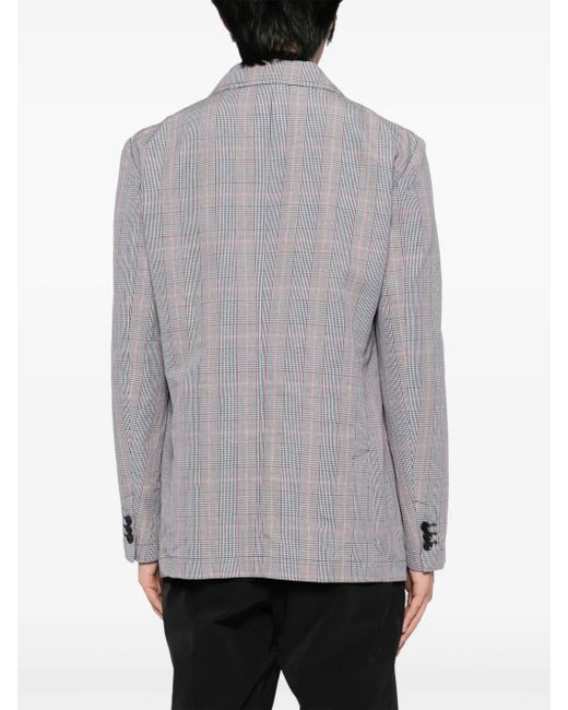 Aspesi Geruite Blazer in het Gray voor heren