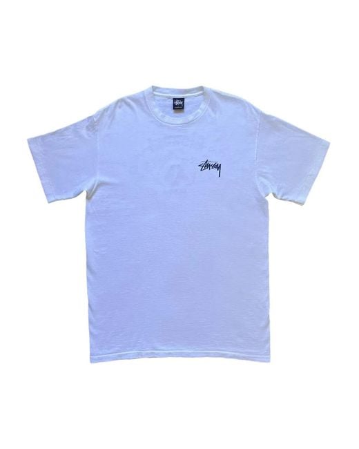 Stussy Blue Japan 2001 Blowout Tour T-Shirt for men