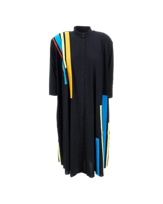 Irie Blue Striped-Detail Mini Dress