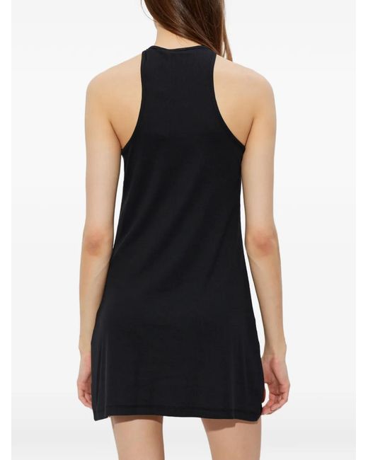 M I S B H V Black Chain-Detail Halterneck Dress
