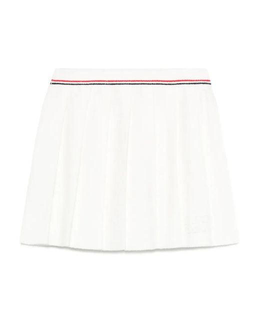 Gonna Plissettata di Miu Miu in White