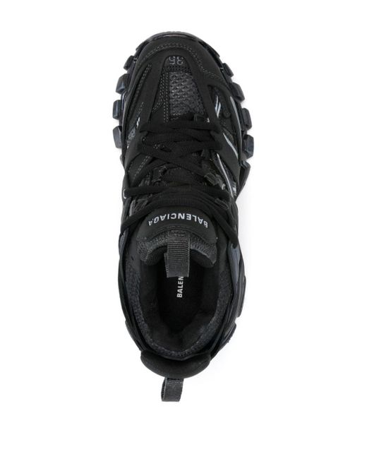 Balenciaga Black Track Panelled Chunky Sneakers