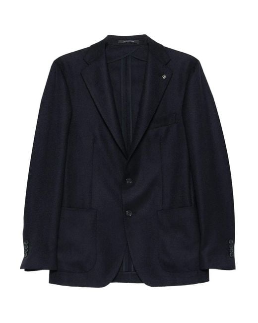 Tagliatore Blue Two-Button Blazer for men
