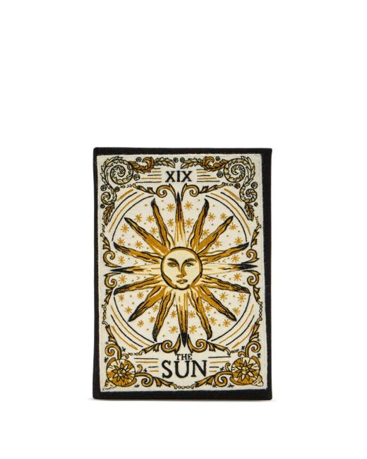 Olympia Le-Tan Clutch Verfraaid Met Zon in het White