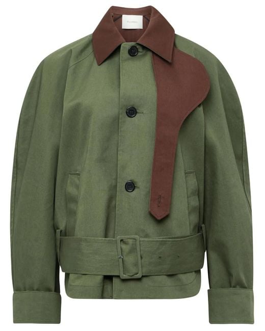 J.W. Anderson Green Rounded Jacket