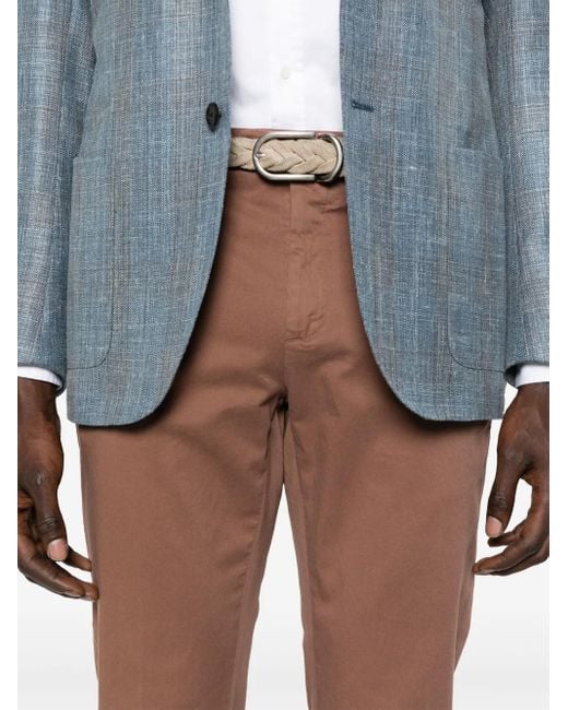 Canali Klassische Chino in Brown für Herren
