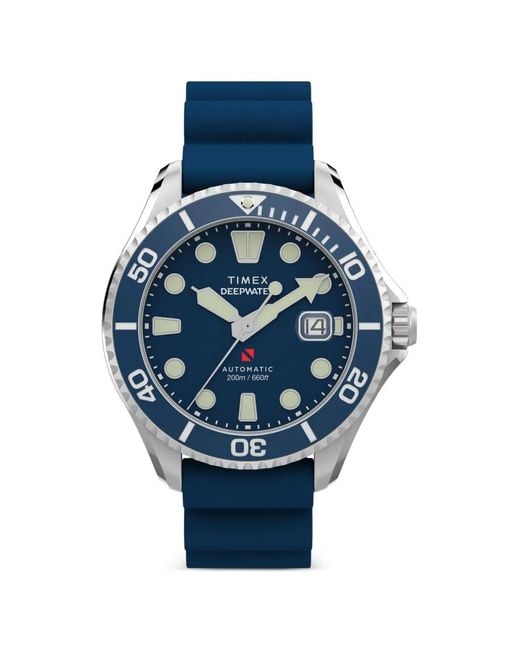 Timex Blue Meridian 44Mm Watch for men