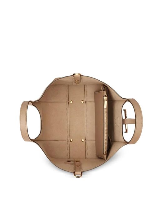 Tod's Natural Mini T Timeless Tote Bag
