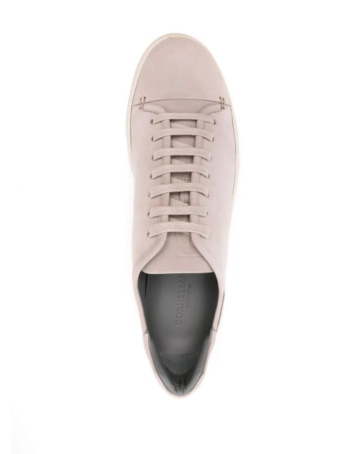 Corneliani Pink Nubuck Sneakers for men