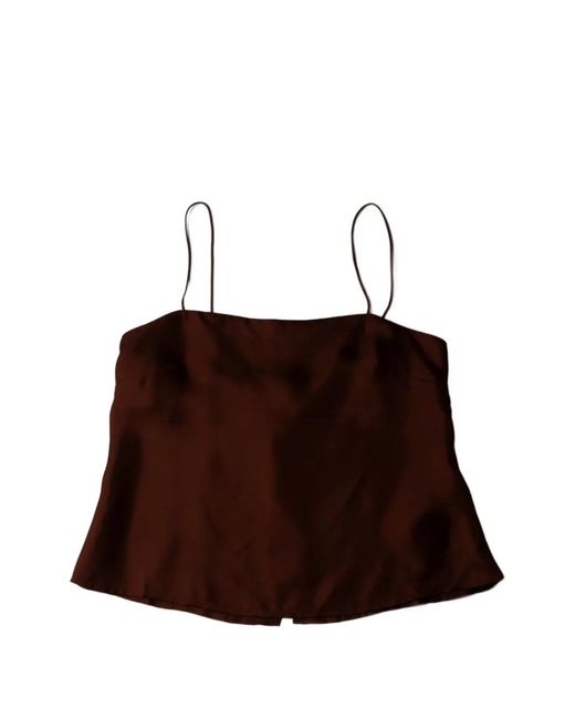 St. Agni Brown Twill Cami