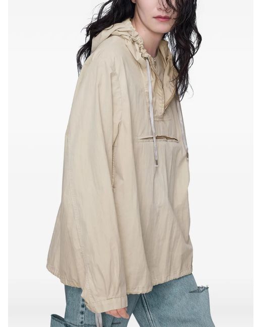 Maison Margiela Natural Drawstring Hoodie