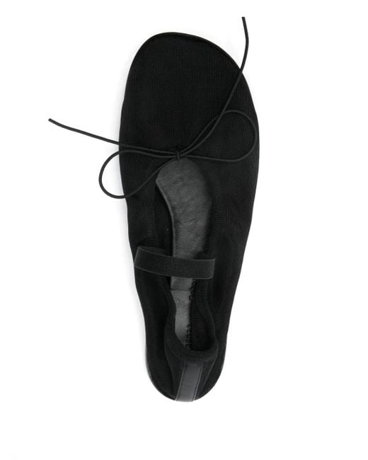 Proenza Schouler Black Mesh Ballet Flats