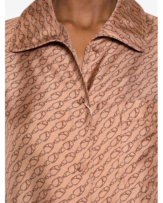 Herno Pink Silk Shirt