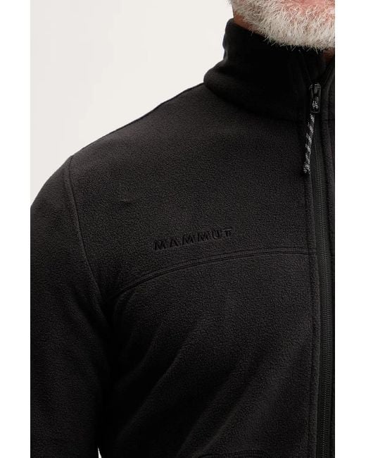 Mammut Black Innominata Light Ml Zip-Up Fleece Jacket for men