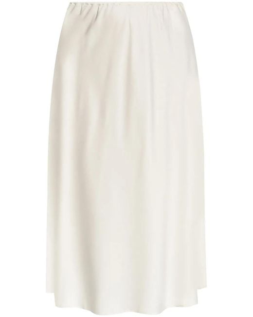 Lisa Yang White Silk Skirt