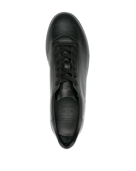 Givenchy Black Town Leather Low-top Trainers for men