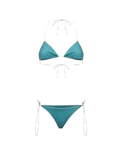 Oseree Blue Lumière Triangle Bikini