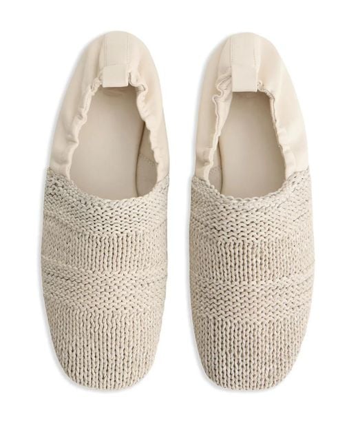 12 STOREEZ White Interwoven Leather Loafers