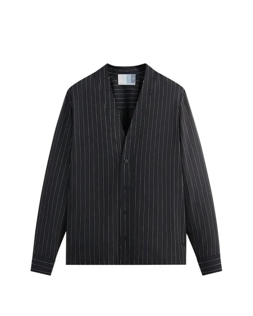 Kith Black Stripe Sullivan Gi Shirt for men