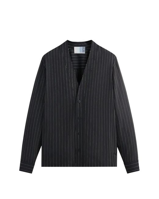 Kith Black Stripe Sullivan Gi Shirt for men