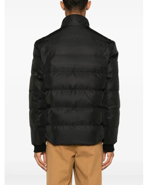 Etro Black Pegaso-Embroidered Puffer Jacket for men