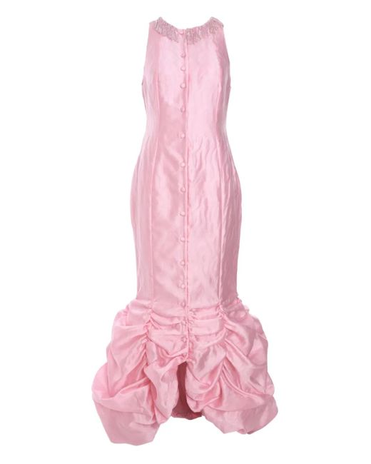 Baruni Pink Gwyneth Gown Dress