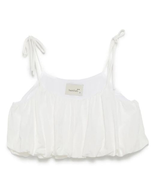 Bambah White Antalia Bubble Top