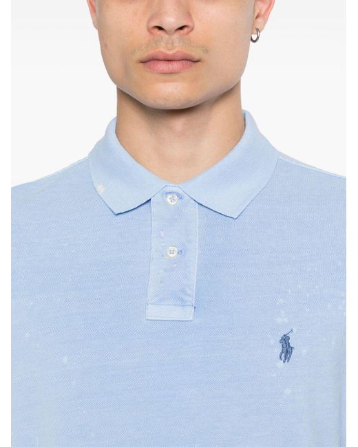 Polo Ralph Lauren Blue Polo Pony-motif Polo Shirt for men