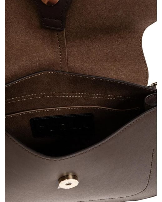 Furla Brown Flow Top Handle M Tote Bag