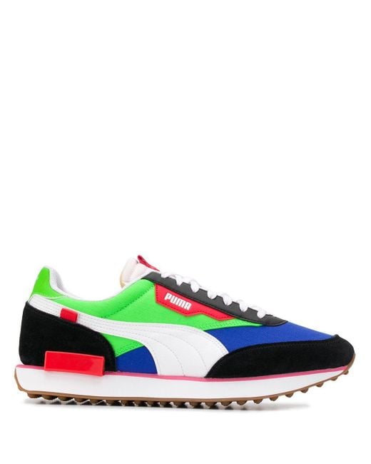 PUMA Green Future Rider Play On Sneakers