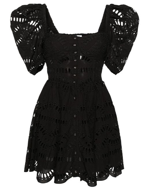 Charo Ruiz Gelaagde Mini-jurk in het Black