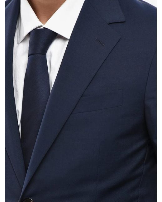 Corneliani Blue Gate Single-Breasted Blazer for men