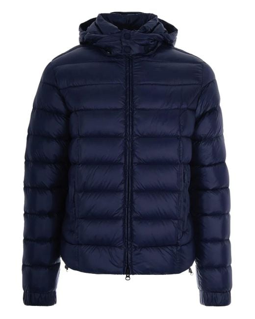 Giacca Trapuntata Con Cappuccio di Colmar in Blue da Uomo