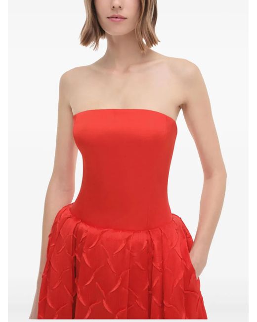 Jonathan Simkhai Red Azriel Gown