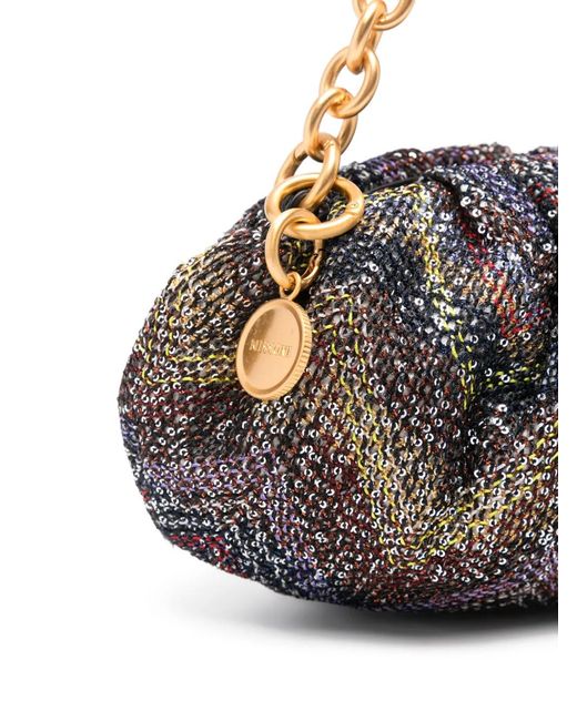 Borsa A Spalla Con Motivo A Zigzag di Missoni in Gray
