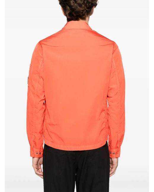 C P Company Orange C.P. Company Lens-Detailed Jacket for men
