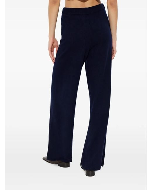 Gestuz Geribbelde Broek in het Blue