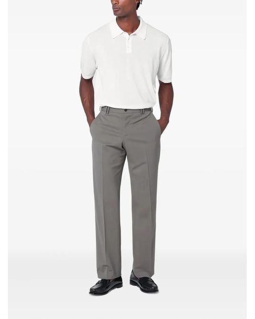 PT Torino Gray Michael Regular Trousers for men