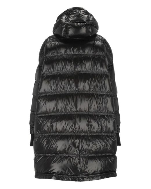 Moncler Black Rochelairs Long Down Jacket