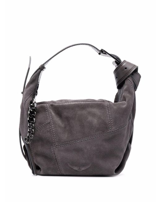 Zadig & Voltaire Suede Le Cecilia Tote Bag in Grey (Grey) Lyst