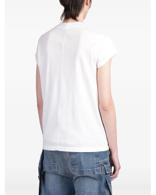 Rick Owens White Small Level T-Shirt