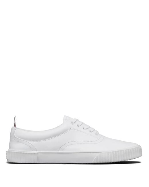 Thom Browne White Heritage Sneakers for men