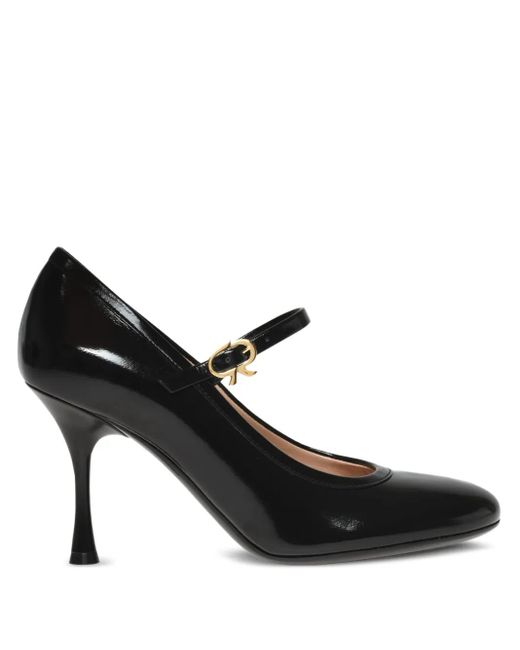 Gianvito Rossi Black 85Mm Carla Pumps