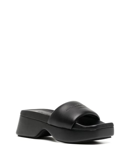 Alexander Wang Black Float Slide