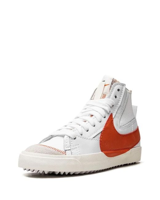 Nike Blazer Mid '77 Jumbo Sneakers in het White voor heren