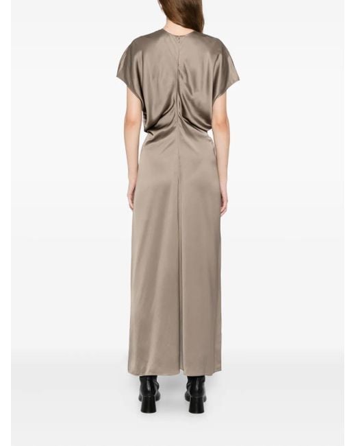 Totême Natural Slouch Waist Dress Taupe