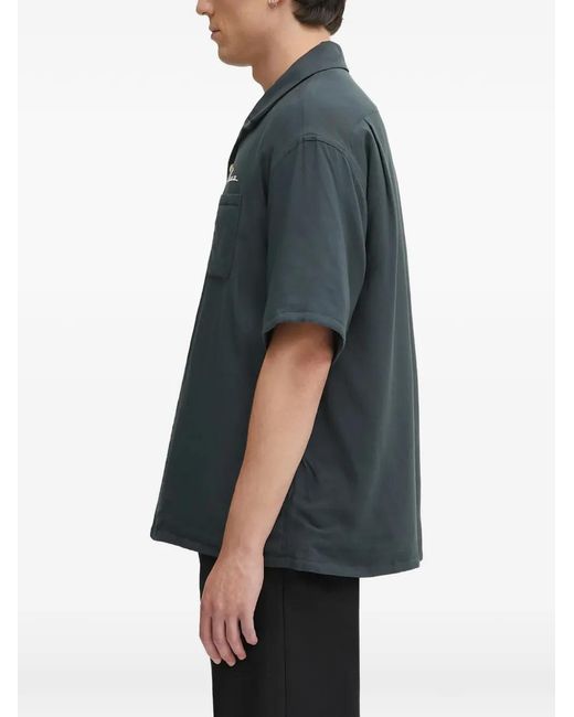 Visvim Gray Pocket Button-Down Shirt for men