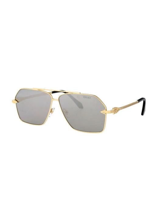 Versace Gray Sunglasses for men