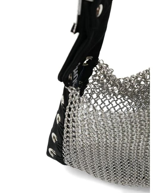 Chopova Lowena White Chainmail Eyelet Satchel
