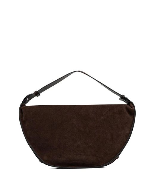 Marc O' Polo Brown Medium Hobo Zip Shoulder Bag